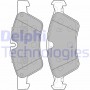 LP2125 DELPHI Комплект гальмівних колодок дисковий гальм