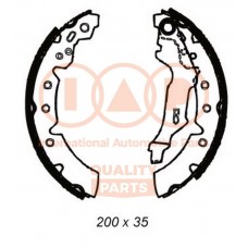 705-17081 IAP QUALITY PARTS Комплект гальмівних колодок