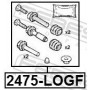 2475-LOGF FEBEST Комплект напрямної гільзи