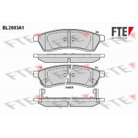 BL2603A1 FTE КомплеК т гальмівних колодок, дискове гальмо