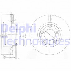 BG3085 DELPHI Гальмівний диск