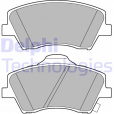 LP3264 DELPHI Комплект гальмівних колодок дисковий гальм