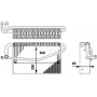 AE 60 000P MAHLE Випарник кондиціонера