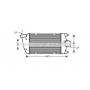 PR4058 AVA QUALITY COOLING Интеркулер