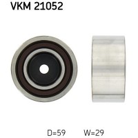 VKM 21052 SKF Паразитный / Ведущий ролик, Зубчастий ремінь