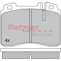 1170374 METZGER Комплект гальмівних колодок дисковий гальм