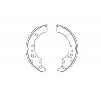 BS-9948 KAVO PARTS Комплект гальмівних колодок