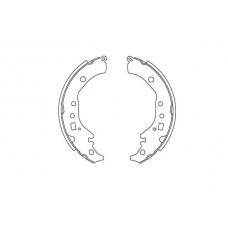BS-9948 KAVO PARTS Комплект гальмівних колодок
