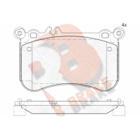 RB2042 R BRAKE Комплект гальмівних колодок дисковий гальм