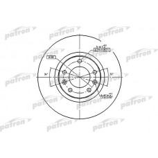 PBD1225 PATRON Гальмівний диск