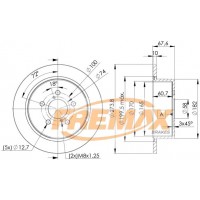 BD7033 FREMAX BRAKE DISC HIGH CARBON