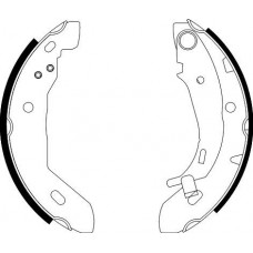 8DB 355 002-251 HELLA PAGID Комплект гальмівних колодок