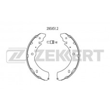 BK-4034 ZEKKERT Комплект гальмівних колодок