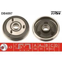 DB4097 TRW Гальмівний барабан