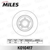 K010417 MILES Гальмівний диск