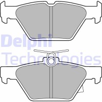 LP3268 DELPHI Комплект гальмівних колодок дисковий гальм