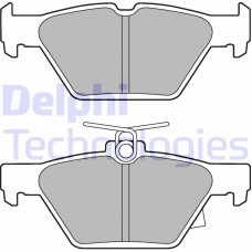 LP3268 DELPHI Комплект гальмівних колодок дисковий гальм