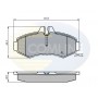 CBP0480 COMLINE Комплект гальмівних колодок дисковий гальм