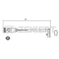 BS-8018 ZEKKERT Сигналізатор зносу гальмівних колодок