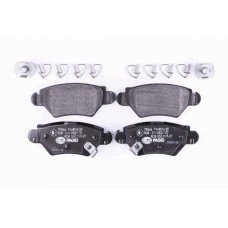 8DB 355 019-271 HELLA Комплект гальмівних колодок дисковий гальм