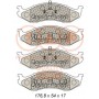 704-21050G IAP QUALITY PARTS КомплеК т гальмівних колодок, дискове гальмо