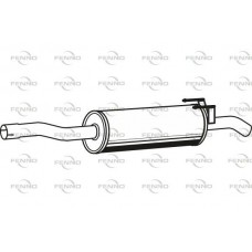 P3751 FENNO Середній глушник вихлопних газів