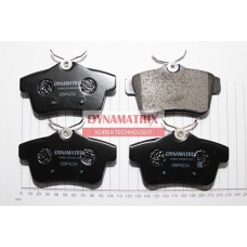 DBP4224 DYNAMATRIX Комплект гальмівних колодок дисковий гальм