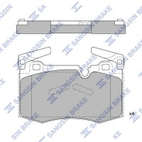 SP1838 Hi-Q Комплект гальмівних колодок дисковий гальм
