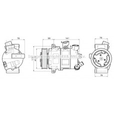 VNAK341 AVA QUALITY COOLING Компресор кондиціонера