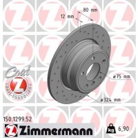 150.1299.52 ZIMMERMANN Гальмівний диск