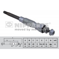 N5712029 NIPPARTS Свічка розжарювання