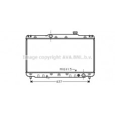 TO2014 AVA QUALITY COOLING Радіатор охолодження двигуна