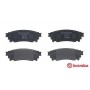 P 83 166 BREMBO Комплект гальмівних колодок дисковий гальм