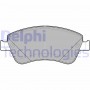 LP2102 DELPHI Комплект гальмівних колодок дисковий гальм
