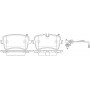 FP1386E FIT Комплект гальмівних колодок дисковий гальм