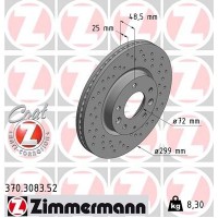 370.3083.52 ZIMMERMANN Гальмівний диск