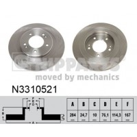 N3310521 NIPPARTS Гальмівний диск