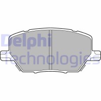 LP3184 DELPHI КомплеК т гальмівних колодок, дискове гальмо