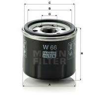 W 66 MANN-FILTER Масляний фільтр