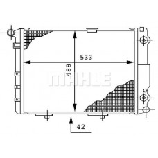 WG2183421 WILMINK GROUP Радіатор охолодження двигуна