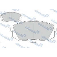MBF015235 MANDO Комплект гальмівних колодок дисковий гальм