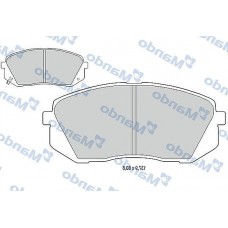 MBF015235 MANDO Комплект гальмівних колодок дисковий гальм