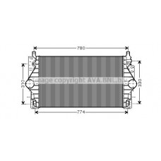 VN4246 AVA QUALITY COOLING Интеркулер