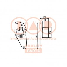 127-16035 IAP QUALITY PARTS Натяжний ролик ремінь ГРМ