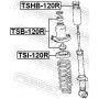 TSHB120R FEBEST Пилозахисний комплект амортизатор
