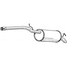 233-059 BOSAL Глушник вихлопних газів кінцевий