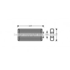 TO6693 AVA QUALITY COOLING Теплообмінник обігрів салону