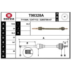 T98328A EAI Привідний вал