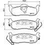 8DB 355 013-681 HELLA Комплект гальмівних колодок, дискове гальмо