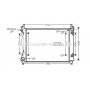 AI2236 AVA QUALITY COOLING Радіатор охолодження двигуна